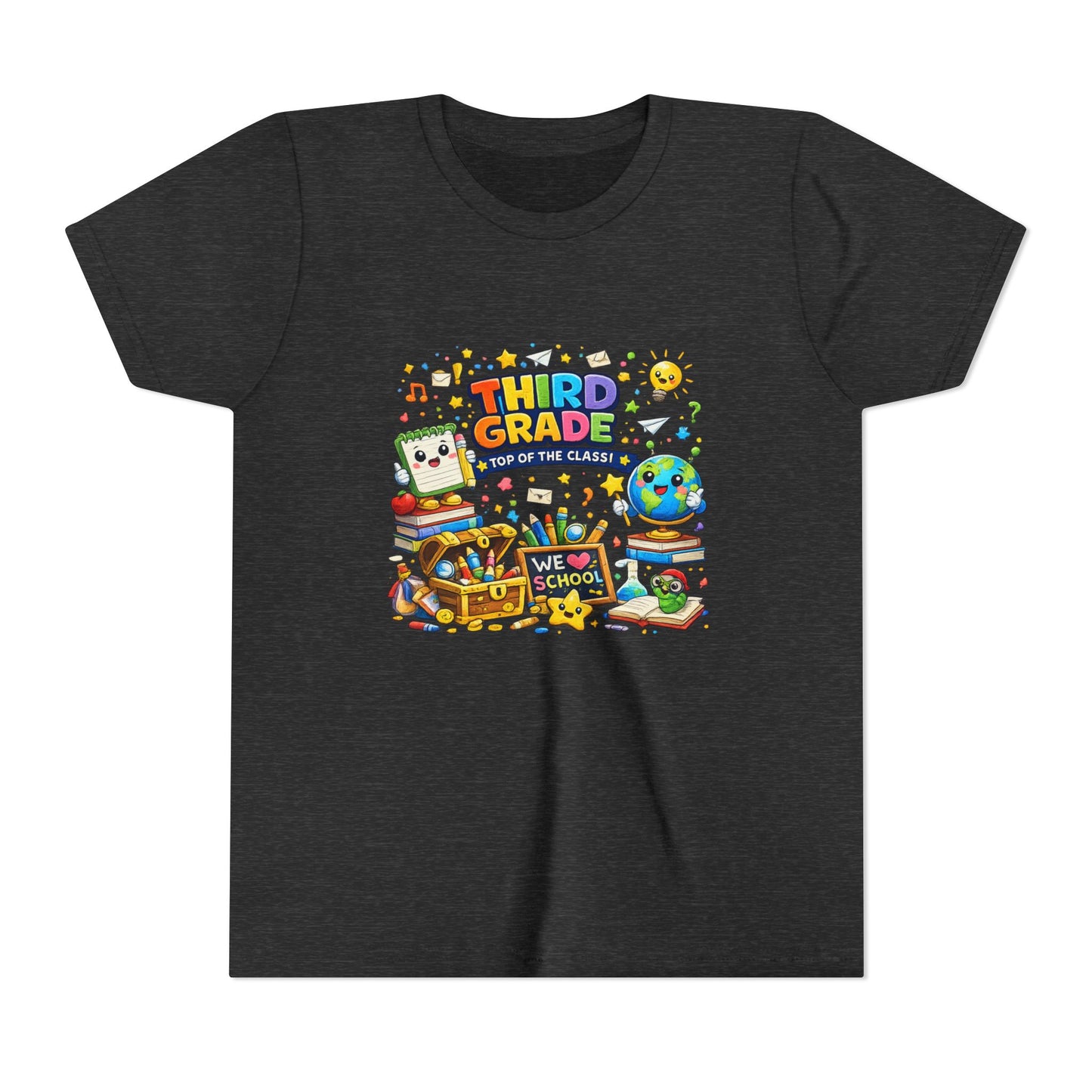 Third Grade Kids Tee — "Third Grade Out of the Classroom" Back-to-School Youth Shirt
