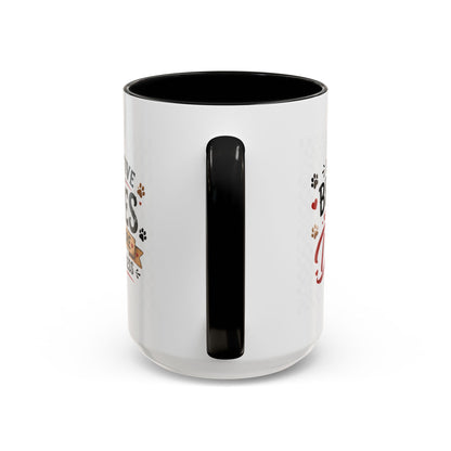 Pawsitive Vibes Coffee Mug - "Wag More, Worry Less" Dog Lover Accent Mug