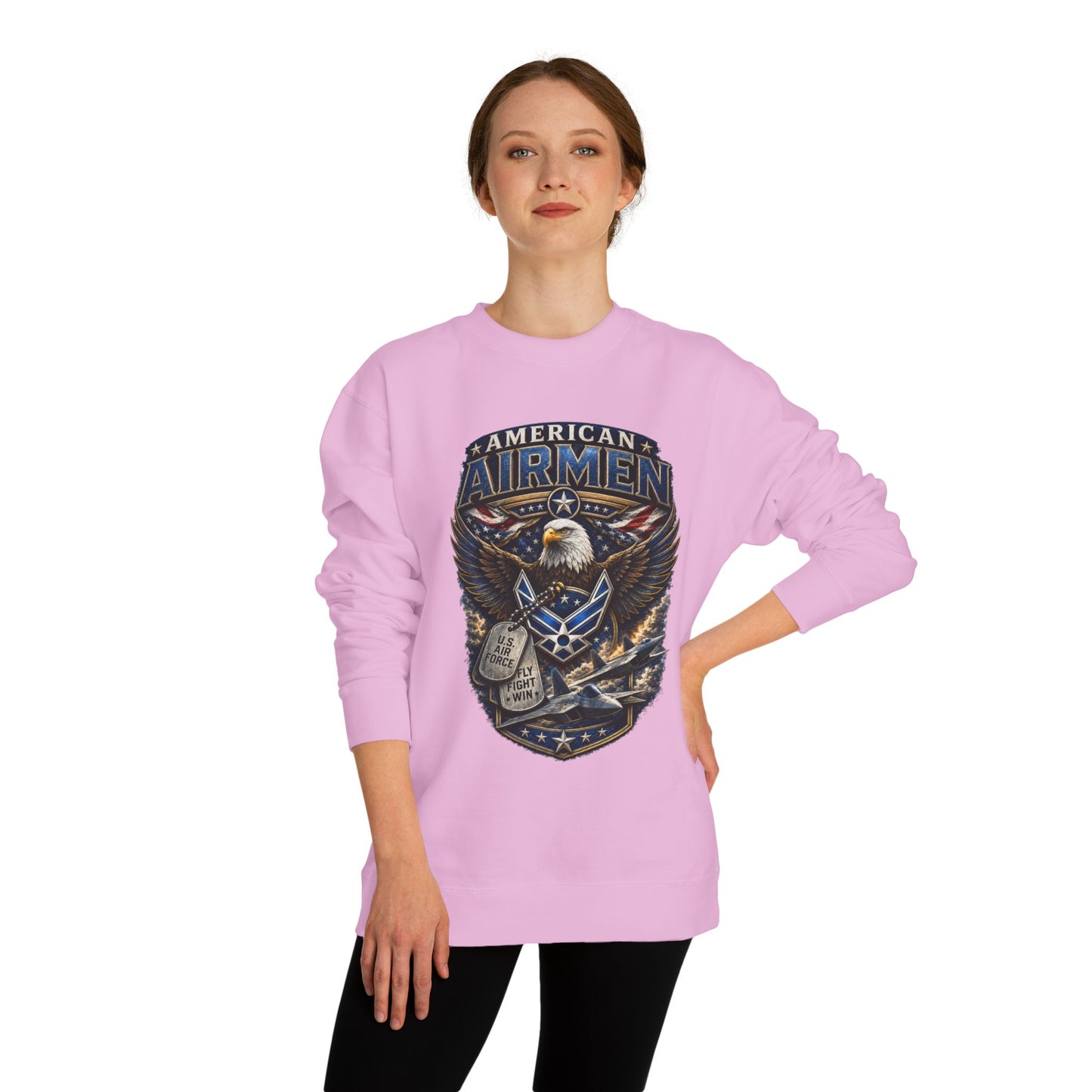 American Airmen Eagle Sweatshirt — Patriotic Air Force Crewneck
