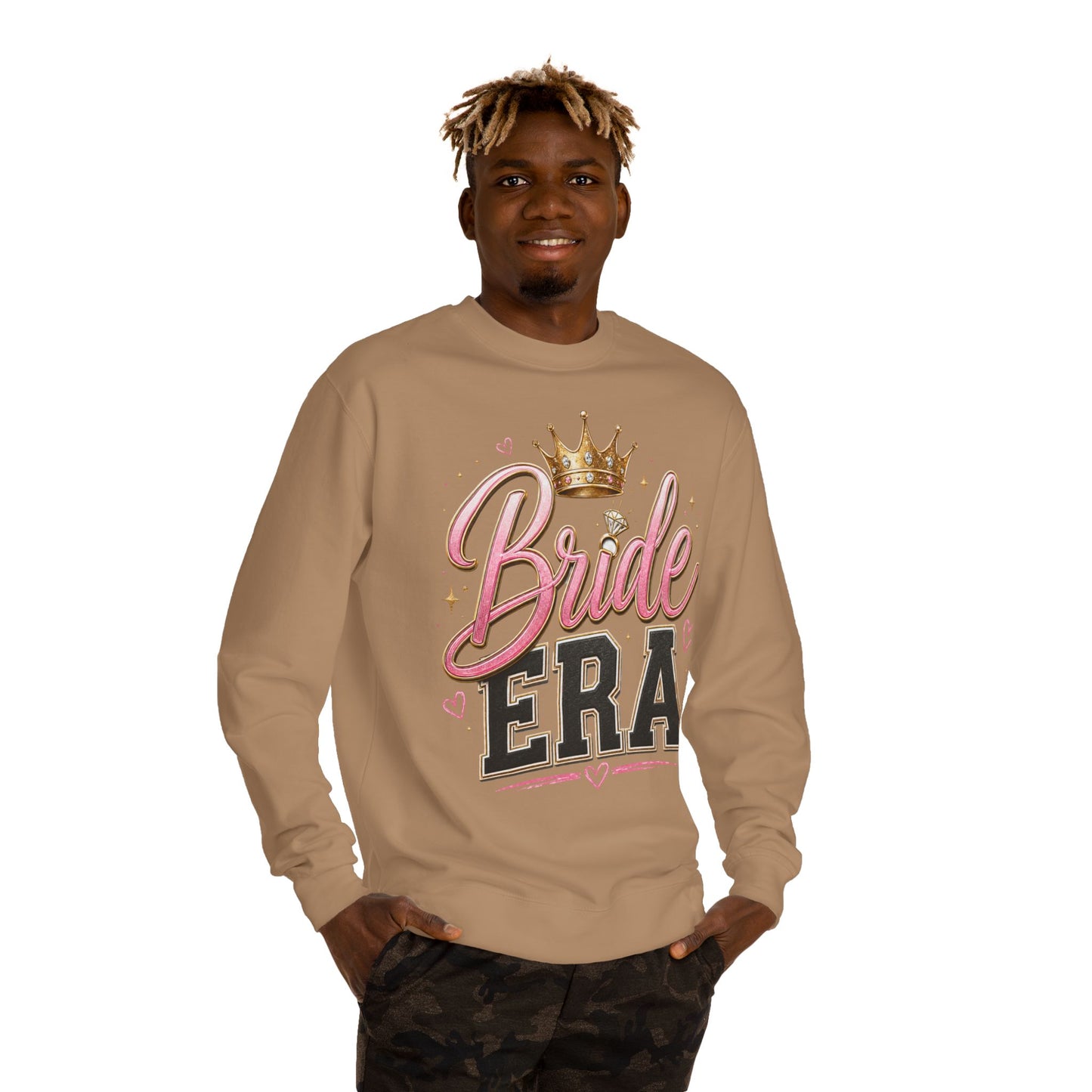 Bride Era Sweatshirt — Bachelorette Crewneck with Crown Graphic