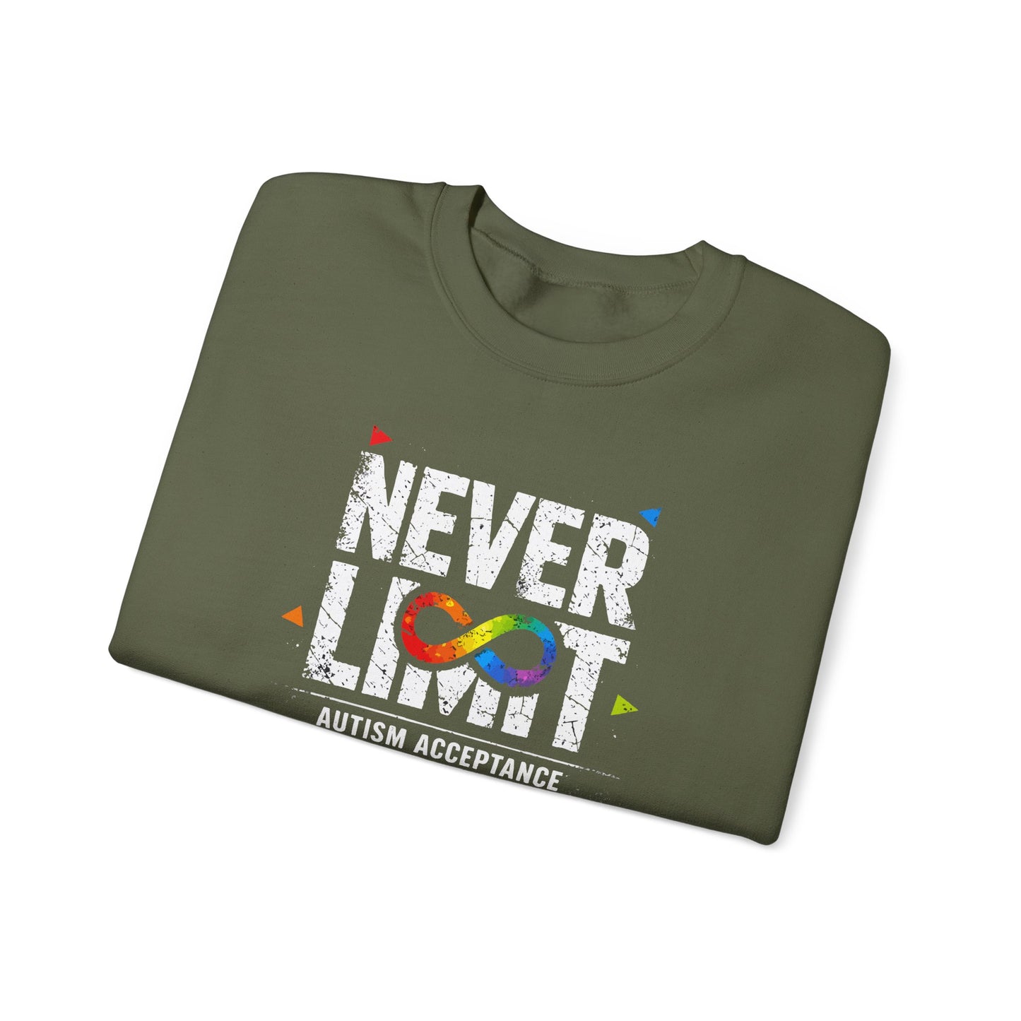 Never Limit Autism Acceptance Sweatshirt