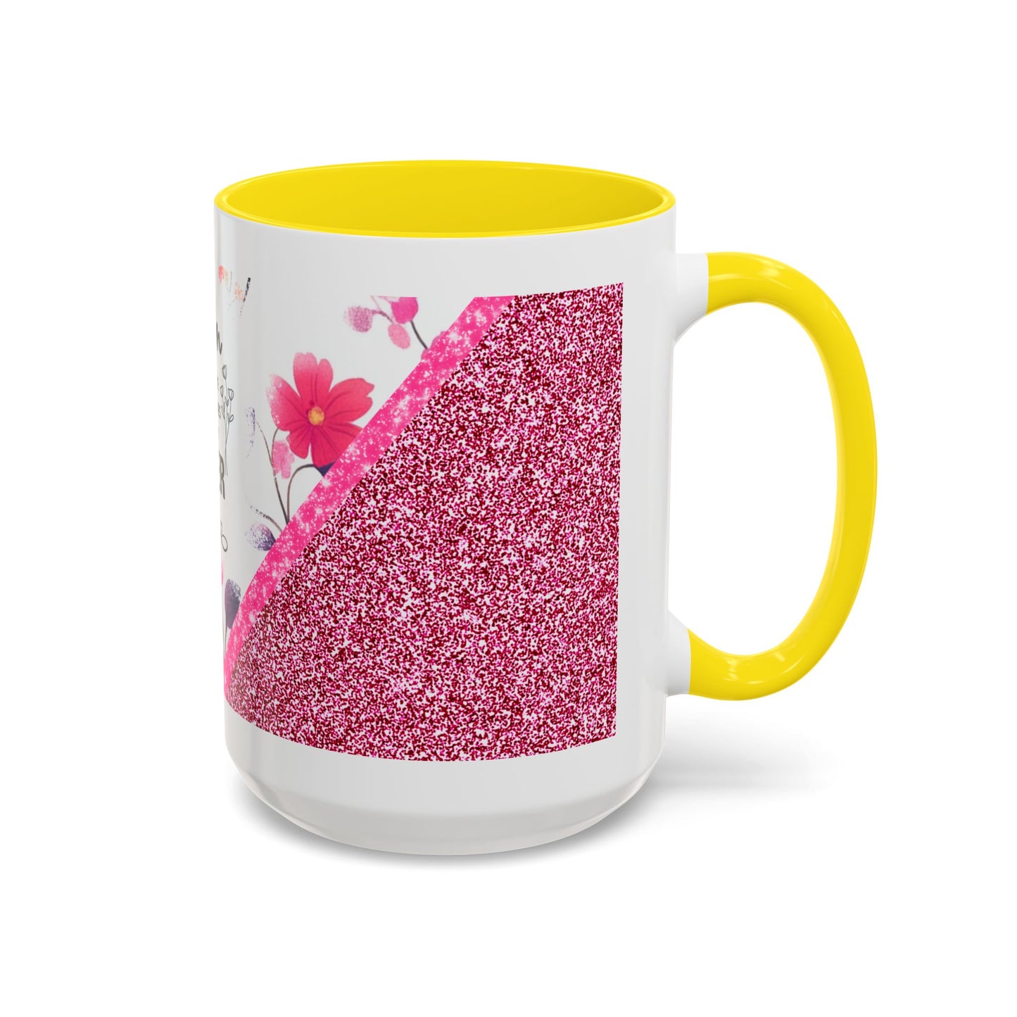 Mom Forever Coffee Mug — "Where Love Always Shines and Truly Never Ends" Floral Accent
