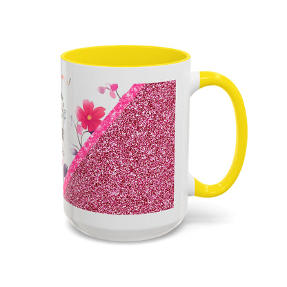 Mom Forever Coffee Mug — "Where Love Always Shines and Truly Never Ends" Floral Accent