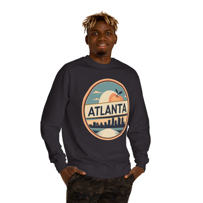 Atlanta Skyline Sweatshirt — Retro Peach City Crewneck