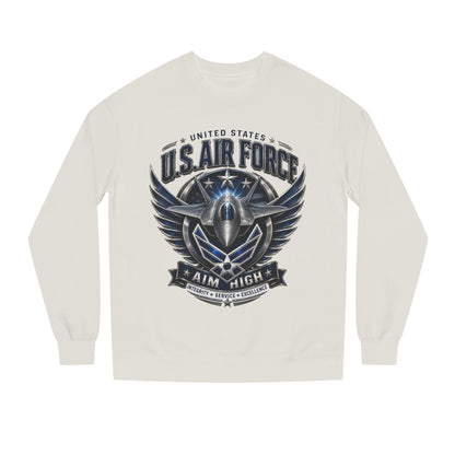 U.S. Air Force 'Aim High' Crewneck Sweatshirt — Military Aviation Graphic