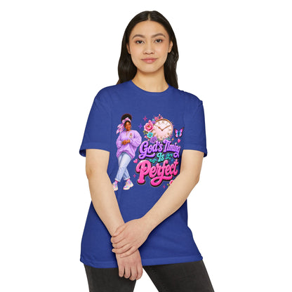 God's Timing Is Perfect T-Shirt — Faith-Inspired Inspirational Tee