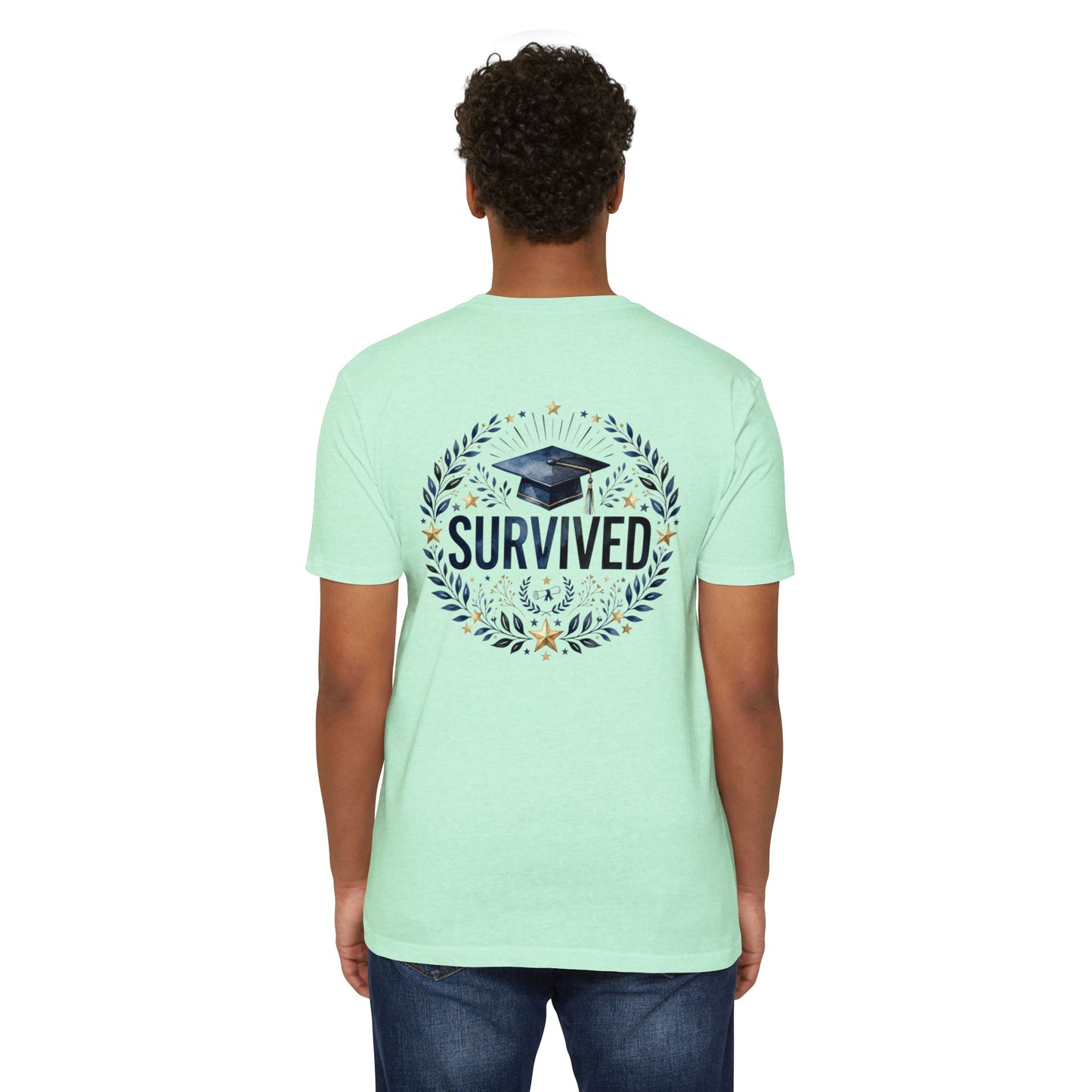 Survived Graduation Cap T-Shirt