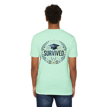 Survived Graduation Cap T-Shirt