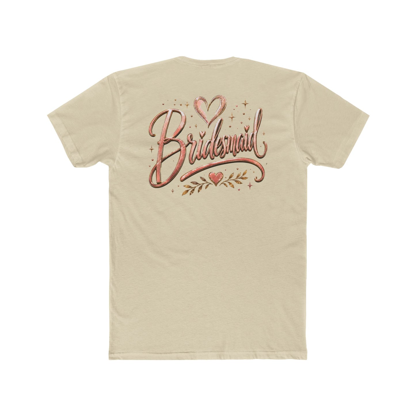 Bridesmaid Rose Gold Script T-Shirt