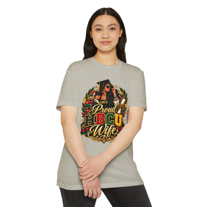 Proud HBCU Wife T-Shirt — Graduation Tribute Tee for HBCU Spouses
