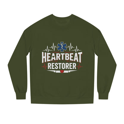 Heartbeat Restorer Sweatshirt — EMS Paramedic Crewneck for First Responders