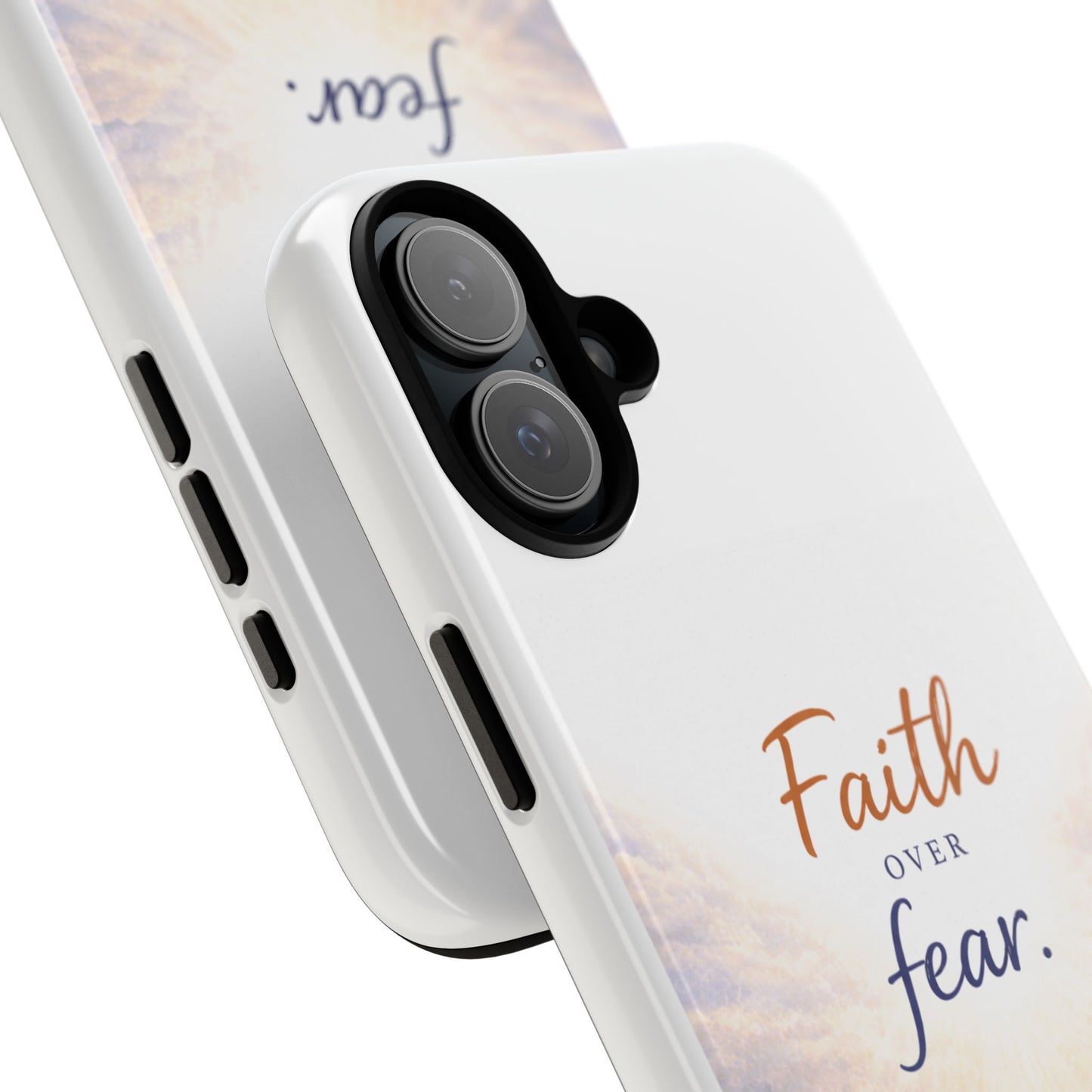 Faith Over Fear Phone Case — Inspirational Christian iPhone Cover
