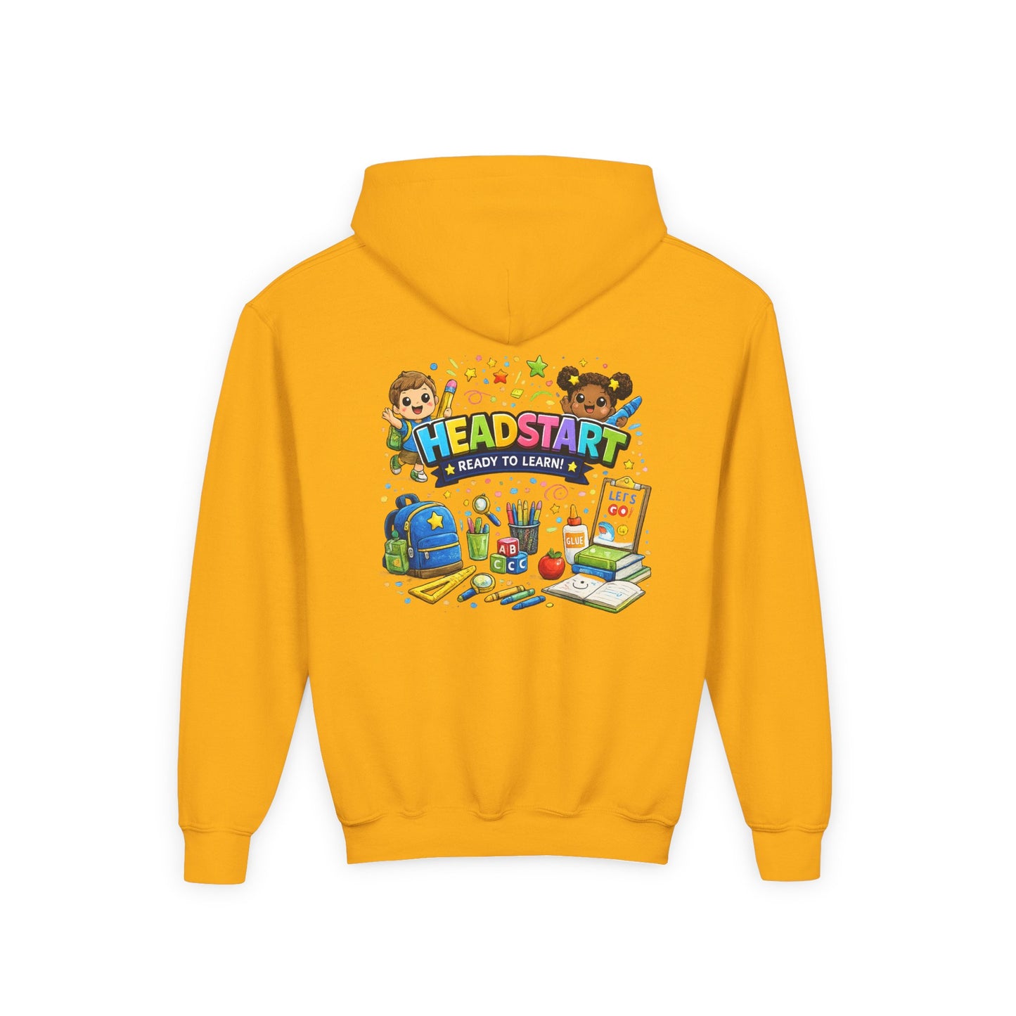 Head Start Kids Hoodie – 'Ready to Learn' Back-to-School Youth Sweatshirt