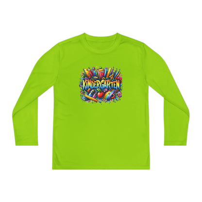 Kindergarten Crayons Youth Long Sleeve Tee