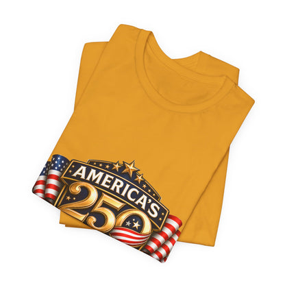 America's 250th Anniversary T-Shirt – 1776–2026 Patriotic USA Flag Tee