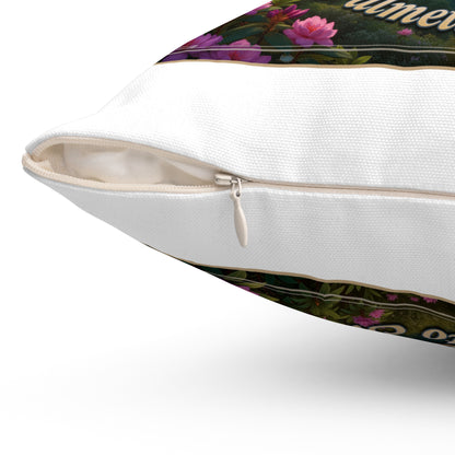 Spun Polyester Square Pillow
