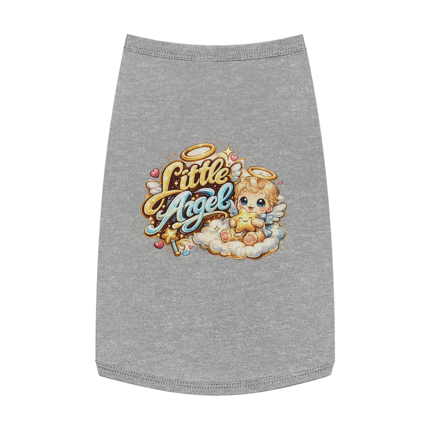 Little Angel Pet Tank Top — Cute Angel Puppy & Kitten Shirt for Small Dogs and Cats