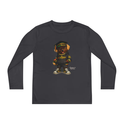 Youth Long Sleeve Tee — Graduation Bear Design