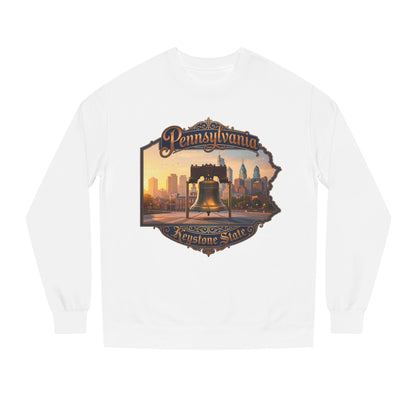 Pennsylvania Keystone State Sweatshirt — Liberty Bell & City Skyline Crewneck