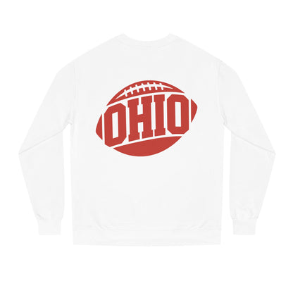Ohio Football Crewneck Sweatshirt — Vintage Collegiate Game Day Pullover