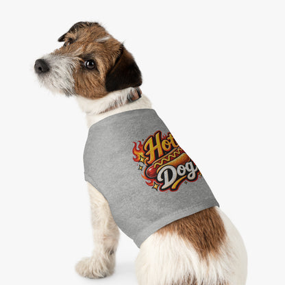 Hot Dog Pet Tank Top — Funny Grilling Graphic Dog Shirt