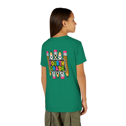 Fourth Grade Pencil Kids Tee – Back to School Youth Shirt