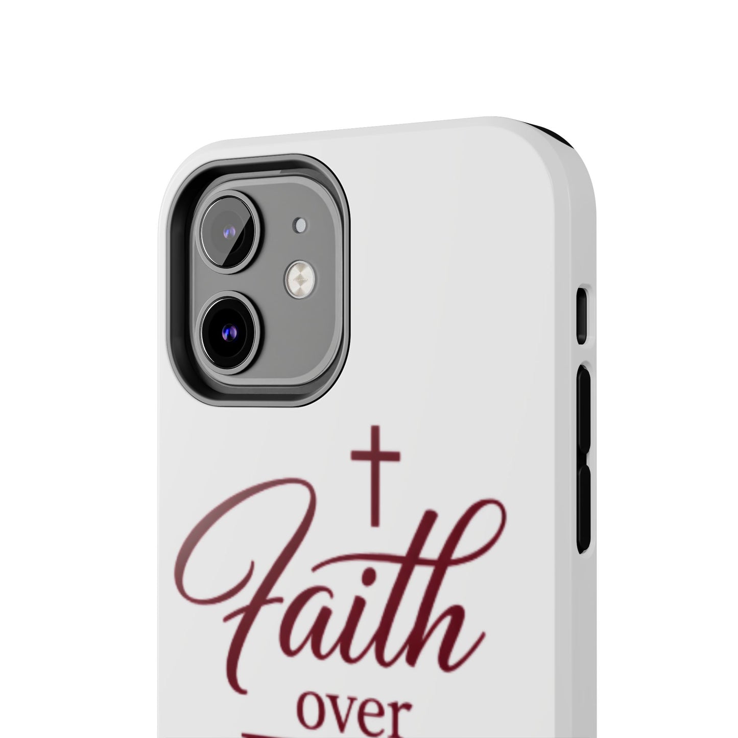 Faith Over Fear Tough Phone Case — Christian Inspirational Protective Phone Cover