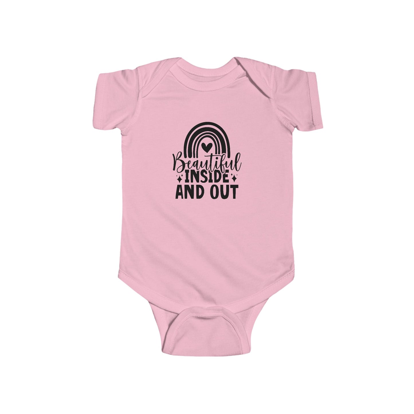 Infant Bodysuit — "Beautiful Inside and Out" Rainbow Baby Onesie