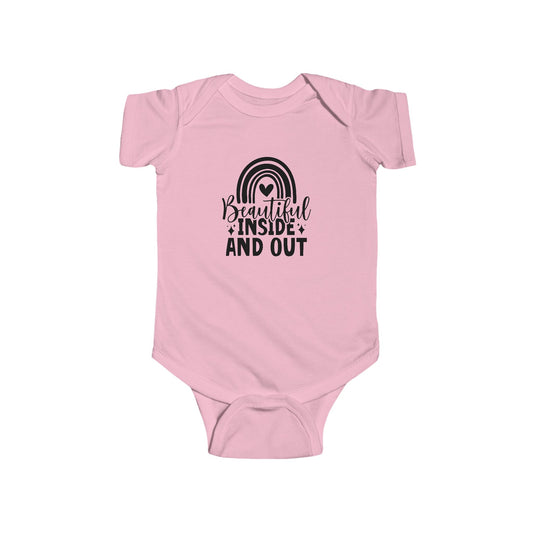 Infant Bodysuit — "Beautiful Inside and Out" Rainbow Baby Onesie
