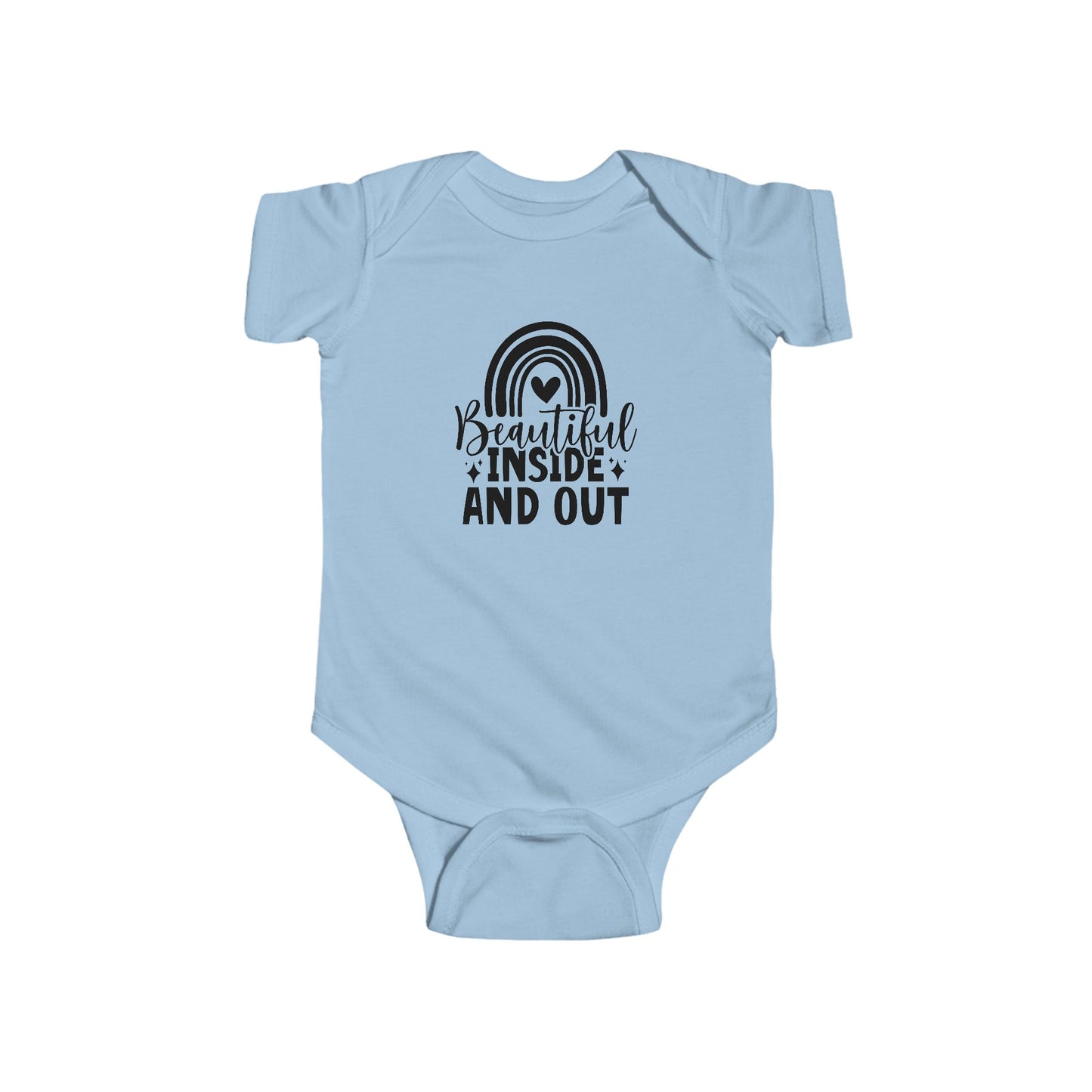 Infant Bodysuit — "Beautiful Inside and Out" Rainbow Baby Onesie
