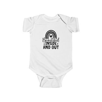 Infant Bodysuit — "Beautiful Inside and Out" Rainbow Baby Onesie