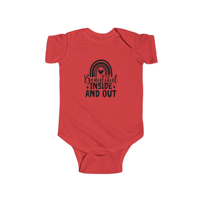 Infant Bodysuit — "Beautiful Inside and Out" Rainbow Baby Onesie