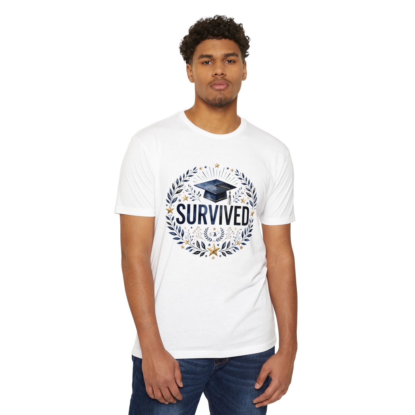 Survived Graduation Cap T-Shirt