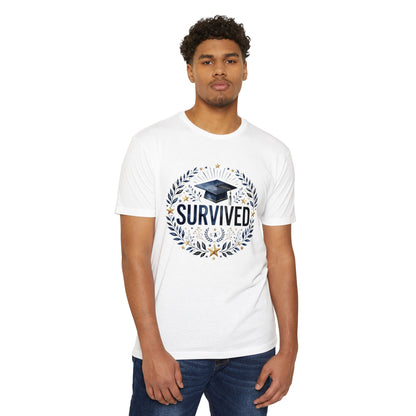 Survived Graduation Cap T-Shirt