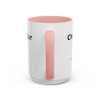 Accent Coffee Mug – 'Checking My Blood Sugar Like It's My Job' Diabetes Awareness Mug