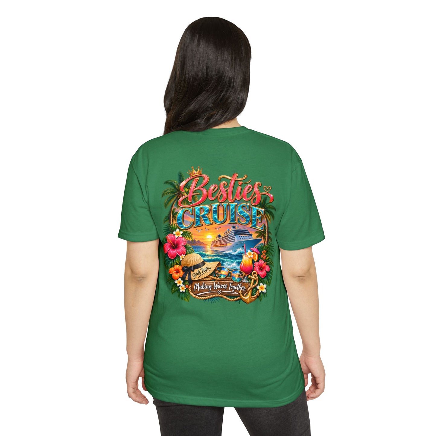 Besties Cruise T-Shirt – Tropical Friends Vacation Tee