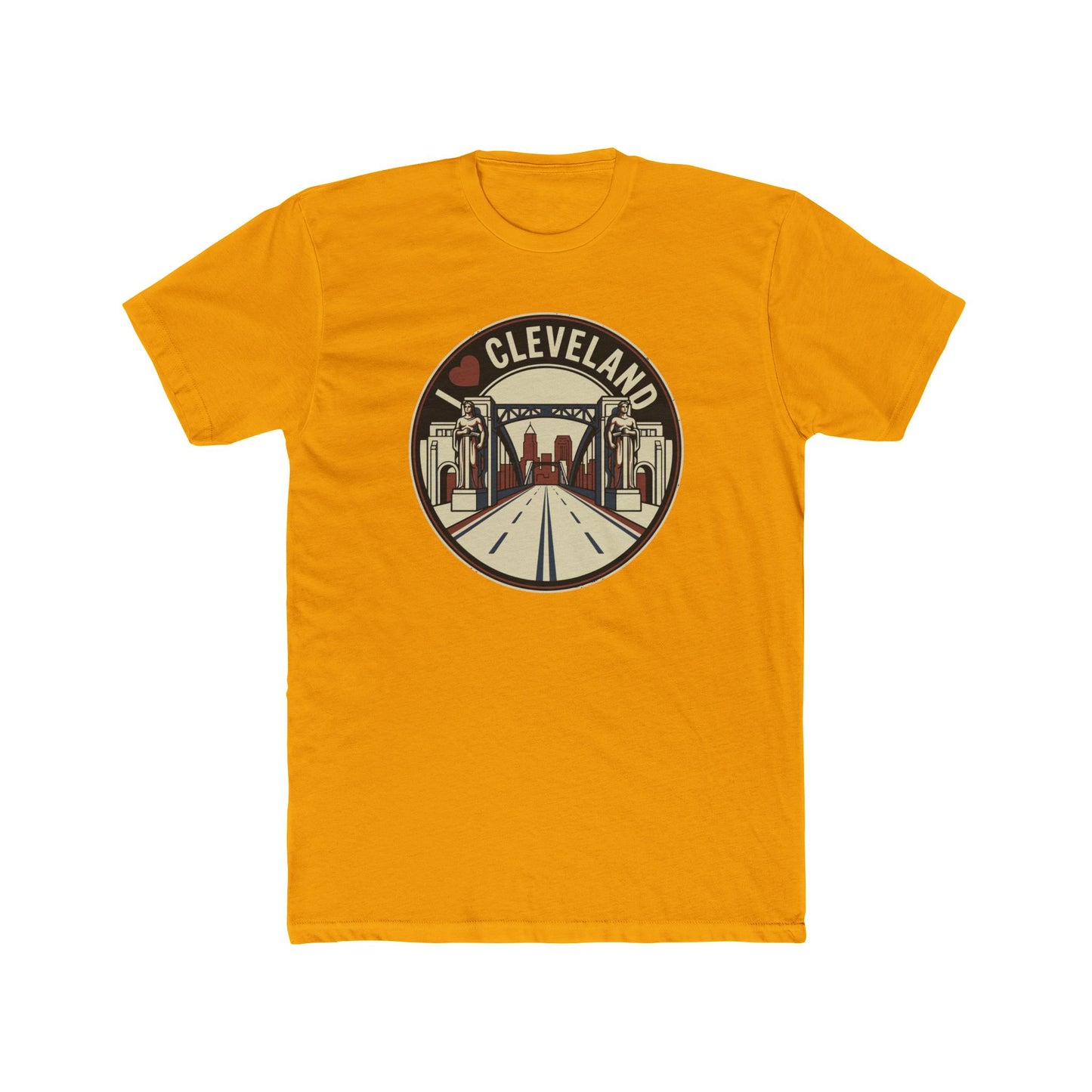 Cleveland Retro Cityscape Tee — I  Cleveland Graphic T‑Shirt
