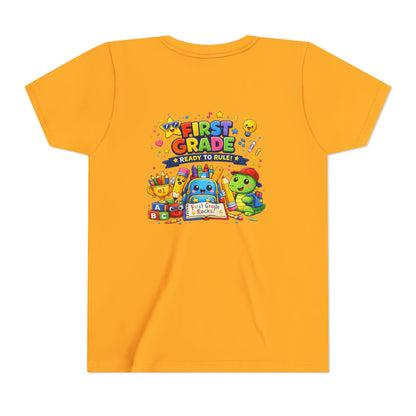 First Grade Youth T‑Shirt – "First Grade Ready to Rule" Cute Back-to-School Tee