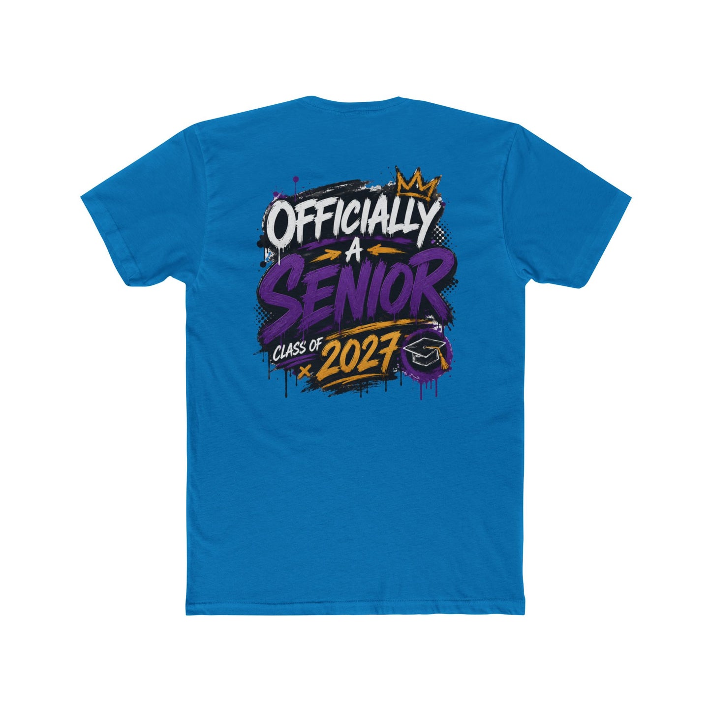 Officially A Senior Class of 2027 T-Shirt — Graduation Tee for High School Seniors
