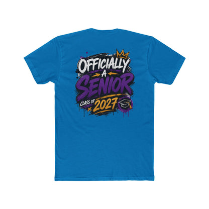 Officially A Senior Class of 2027 T-Shirt — Graduation Tee for High School Seniors