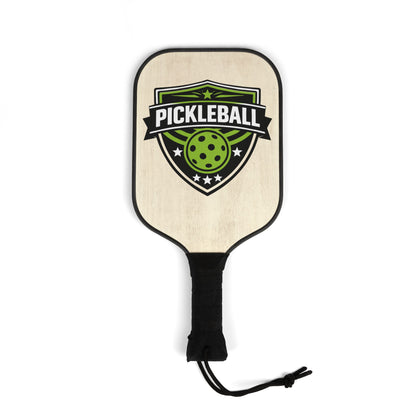 Pickleball Paddle Kit — Set of 2 Lightweight Paddles & 2 Balls with Pickleball Shield Logo