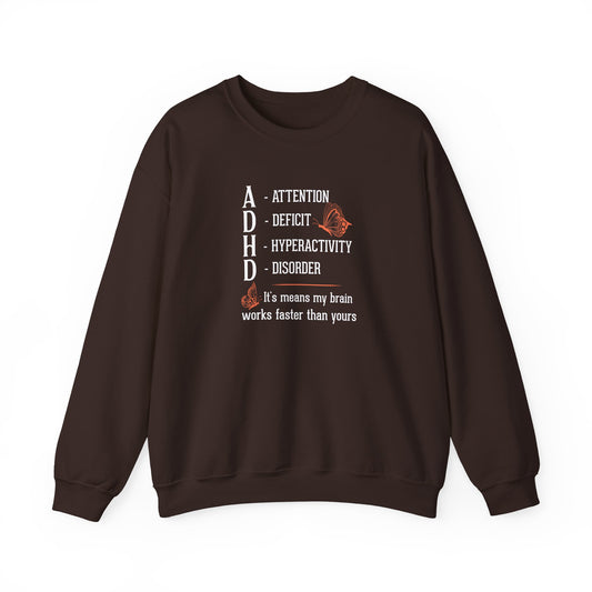 ADHD Awareness Crewneck Sweatshirt
