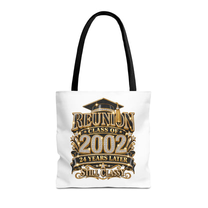 Class of 2002 Reunion Tote Bag — 24 Years Later "Still Classy" Graduation Keepsake