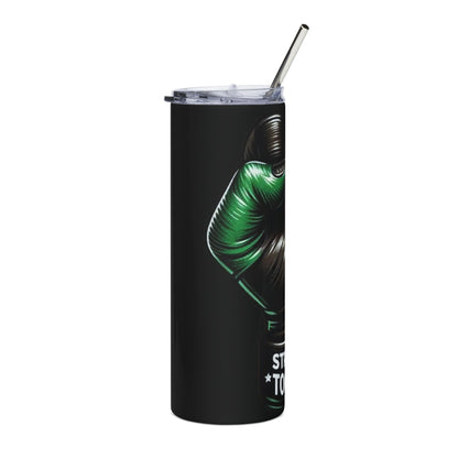 Tumbler — 'Stronger Together' Boxing Fist 20oz Stainless Steel Travel Cup