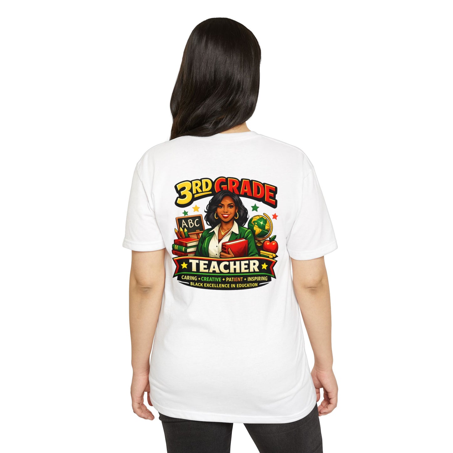 3rd Grade Teacher T‑Shirt – Black Excellence in Education Design