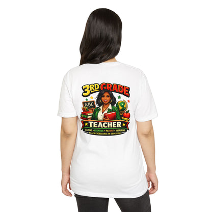 3rd Grade Teacher T‑Shirt – Black Excellence in Education Design
