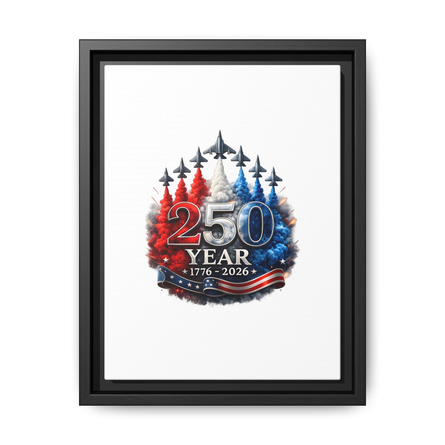 Matte Canvas, Framed (Multi-color)
