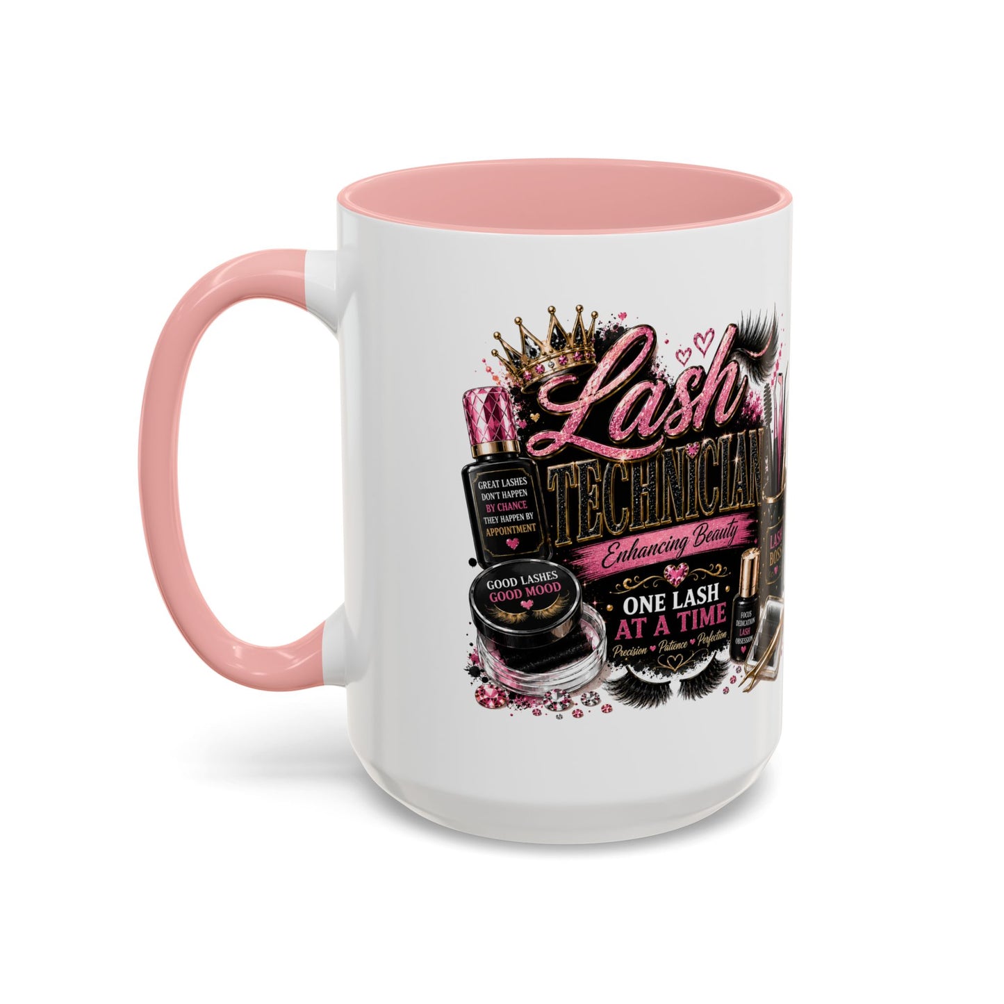Lash Technician Coffee Mug — "Lash Technician: One Lash at a Time" Accent Mug