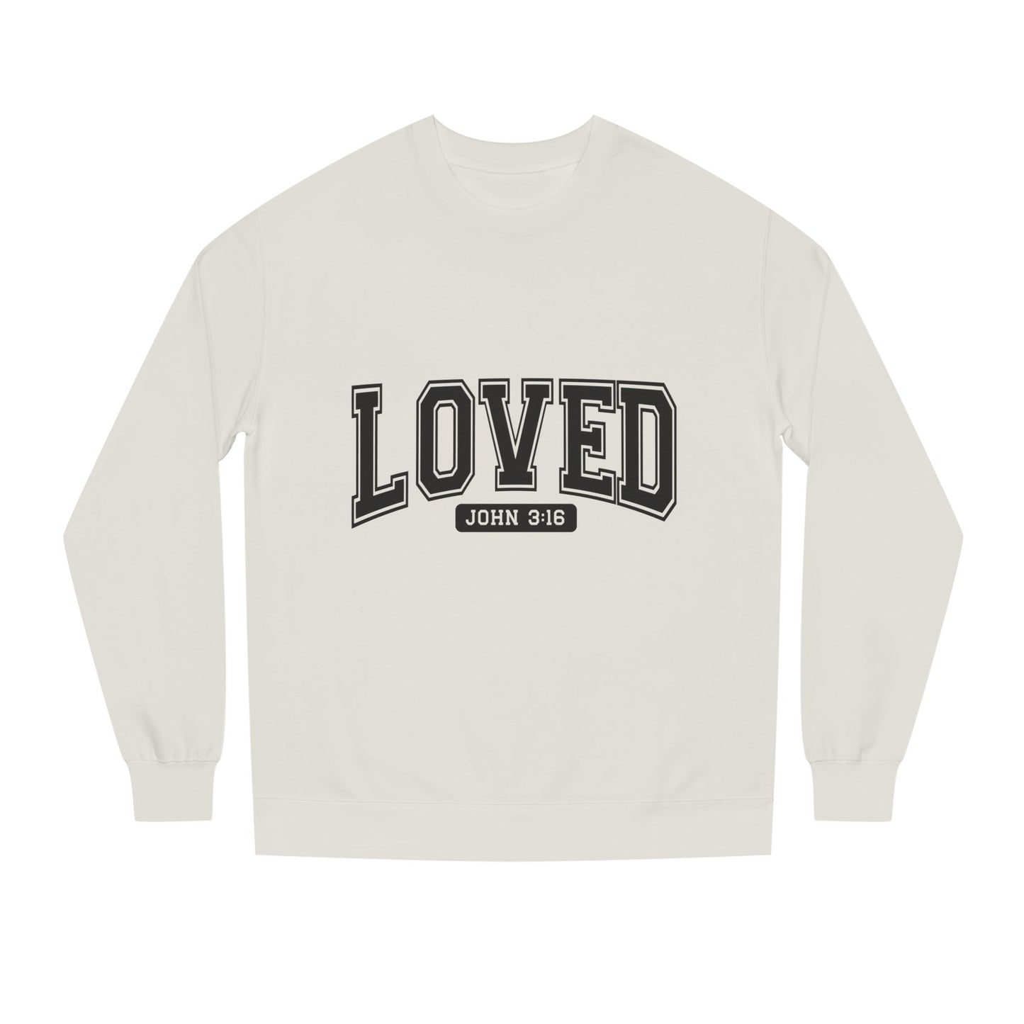 Loved John 3:16 Sweatshirt — Christian Faith Crewneck