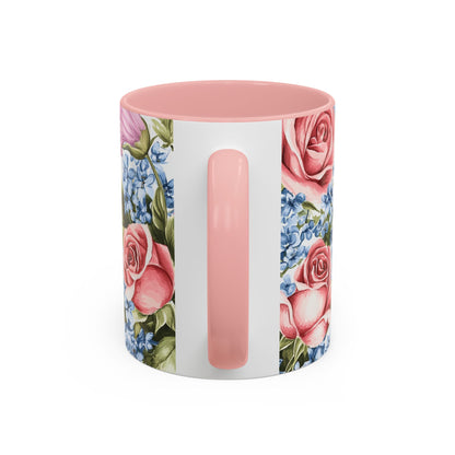 Mother's Day Butterfly Floral Accent Coffee Mug – "Happy Mother's Day"